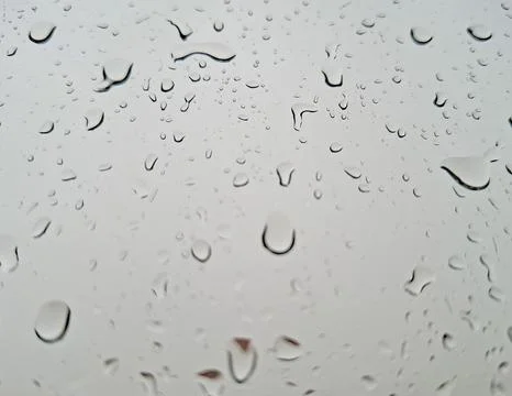 Raindrops on a window. Rain Stockfoto's