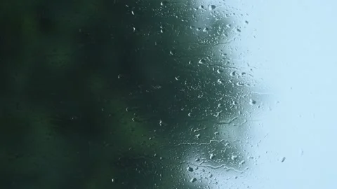 Raindrops on the window vertical scroll Stock Footage 140520821