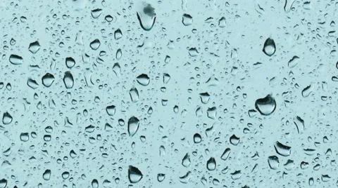 Raindrops on a windowpane Stock Footage 51579132