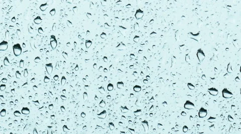 Raindrops on a windowpane Video stock 51769462