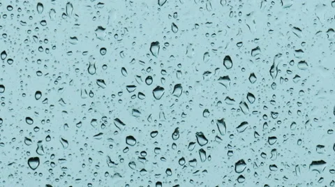 Raindrops on a windowpane Video stock 51769936