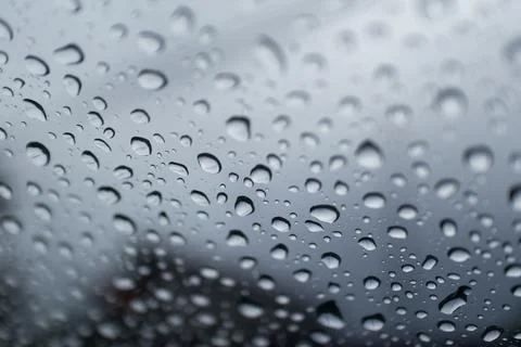 Raindrops on Windowpane Texture Stock Photos