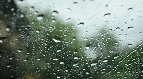 Raindrops on windscreen Stock-Footage 21995261