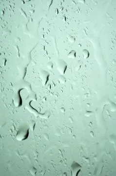 Raindrops on the windshield Stock Photos