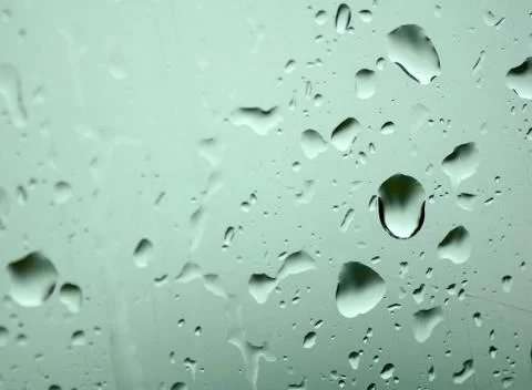 Raindrops on the windshield Stock Photos