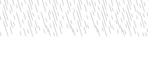 Rainfall black and white top border Stock Illustration