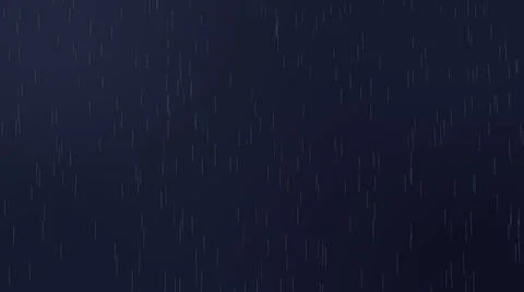Rainfall on dark blue background Stock Illustration