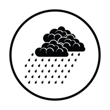 Rainfall icon Stock Illustration