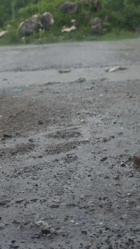 Rainfall on the Mosque Tower in the Evening Stock Footage 260468170