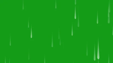 Rainfall motion graphics with green screen background Stock Footage 134226201