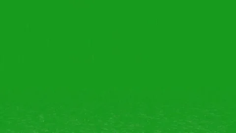 Rainfall motion graphics with green screen background Stock Footage 135708687