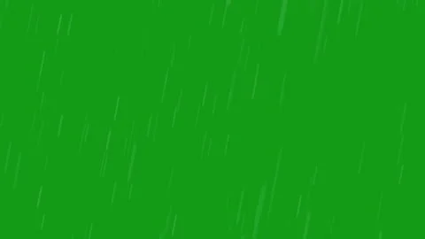 Rainfall motion graphics with green screen background Stock Footage 135853538