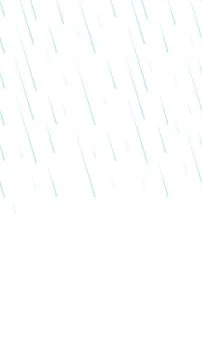 Rainfall vertical top frame illustration Stock Illustration