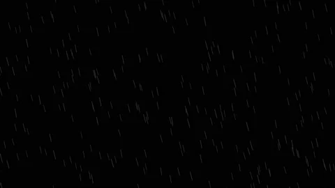 Rainfall water droplets on black background for adding visual effects Stock Footage 143141514