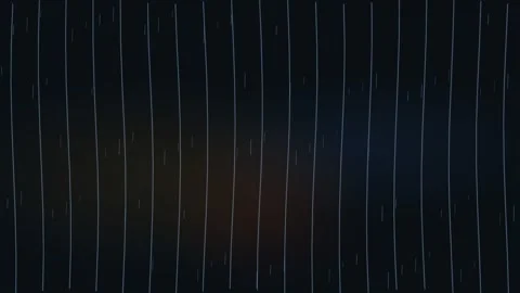 Rainfall Window - Rainfall at Night Through Windowpane Animation Stock Footage 340364968