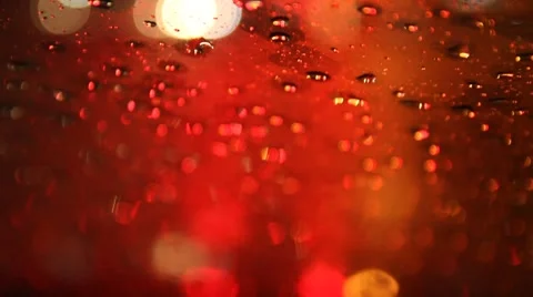RAINFALL ON WINDSHIELD EFFECTIST RACK FOCUS Vidéo 50301093