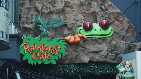 Rainforest Cafe, Niagara Falls Stock Footage 218227037