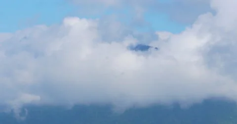 Rainforest Clouds Rise And Form Over The Mountain Jungles Stock Footage 137529997