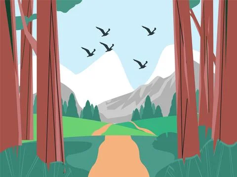 Rainforest Expedition Concept Illustration Stock Illustration