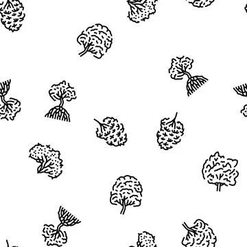 Rainforest jungle amazon nature vector seamless pattern Stock Illustration
