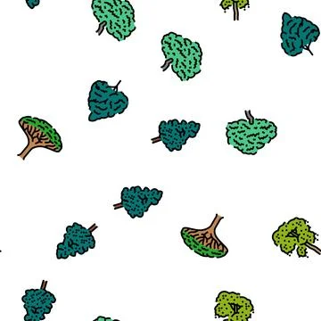 Rainforest jungle amazon nature vector seamless pattern Stock Illustration