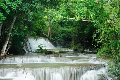 Rainforest waterfalls Stock Photos