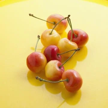Rainier Cherries  Stock Photos