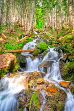 Rainier Waterfall Stock Photos