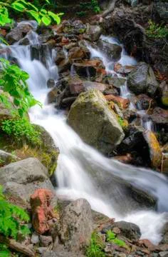 Rainier Waterfall Foto stock
