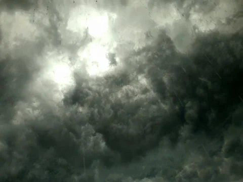 Raining and black Clouds Stock Photos