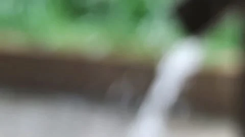 Raining on blur background 4 Stock Footage 161752694