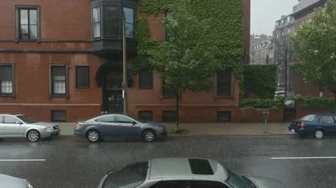 Raining in Boston 스톡 동영상 11288905