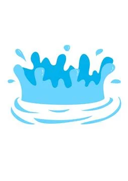Raining Cloud and Water Drops Vector Line Art Illustration Stock Illustration