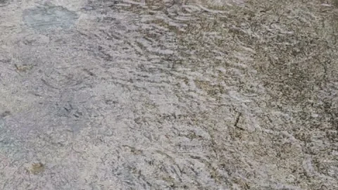 Raining on the concrete surface ground Stock Footage 161795759