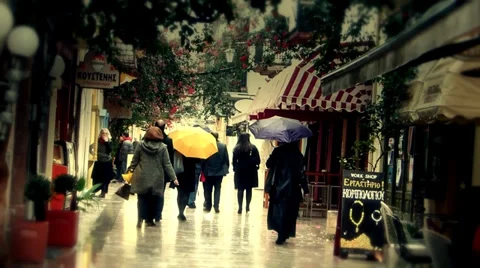 Raining day Stock Footage 33066854
