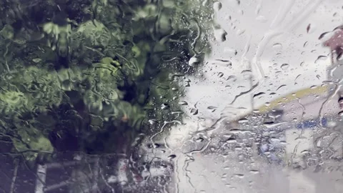 Raining day footage. Stock Footage 202154262
