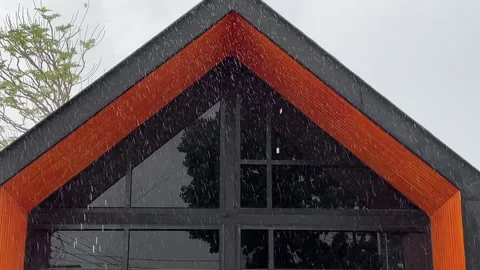 Raining day footage Stock Footage 241149615