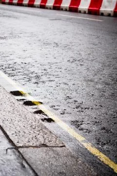 Raining day in London Stock Photos