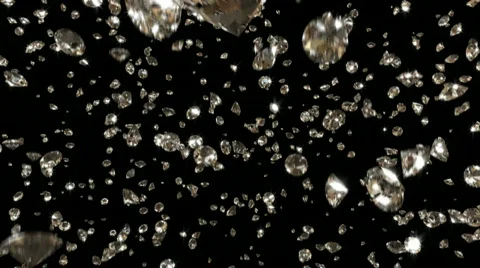 Raining Diamonds Stock Footage 808279
