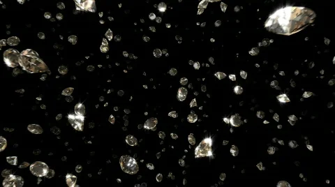 Raining Diamonds (Looking Up) Stock Footage 796983