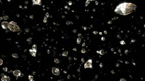 Raining Diamonds (Looking Up) Stock Footage 806790