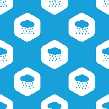 Raining hexagon pattern Stock Illustration