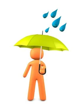 Raining Illustrazione stock