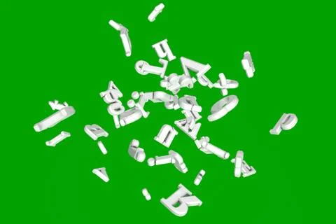 Raining Letter 库存插图