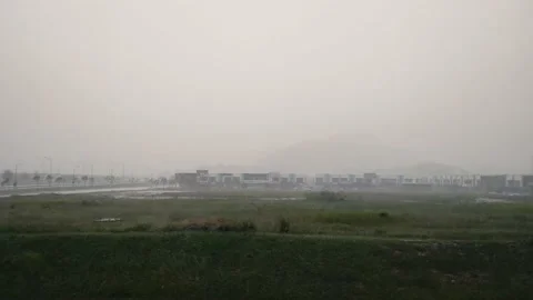 Raining in the morning Stock Footage 214655352