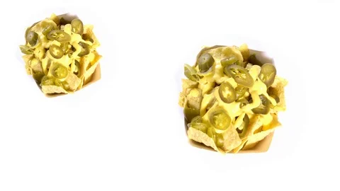 Raining Nachos Stock Footage