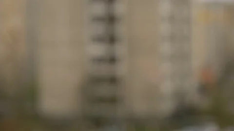 Raining outside the window - Slowmotion 180fps Stock Footage 75884646