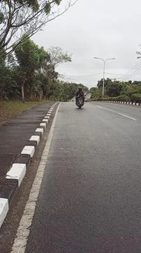 Raining Road Stock Photos