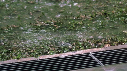 Raining in Singapore Slow Motion Video stock 150645169