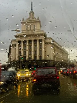 Raining Sofia Stock Photos